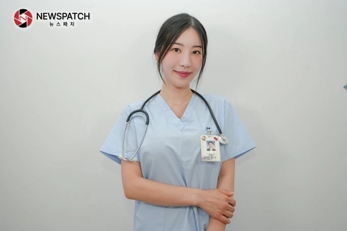 모델 송&에이전시 대표이자, 간호사 김보연  [사진=신재철]