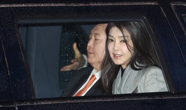윤석열 전 대통령과 부인 김건희 여사. 연합뉴스